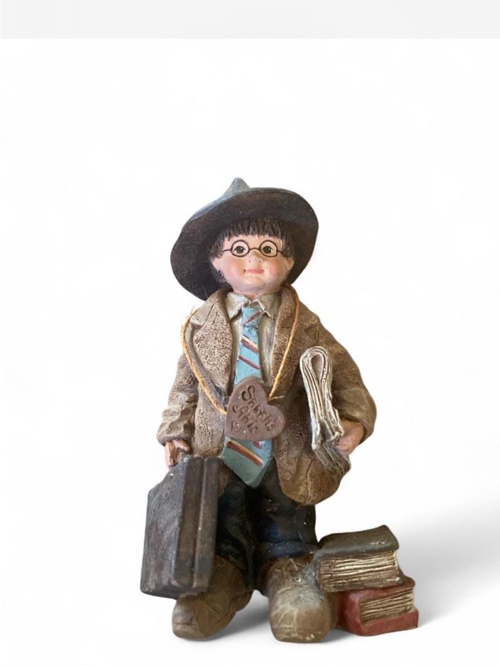 Sarahs Attic Figurine Boy Traveler